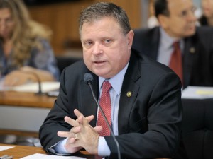Na foto, Ministro Blairo Maggi. Foto: Pedro França / Agência Senado