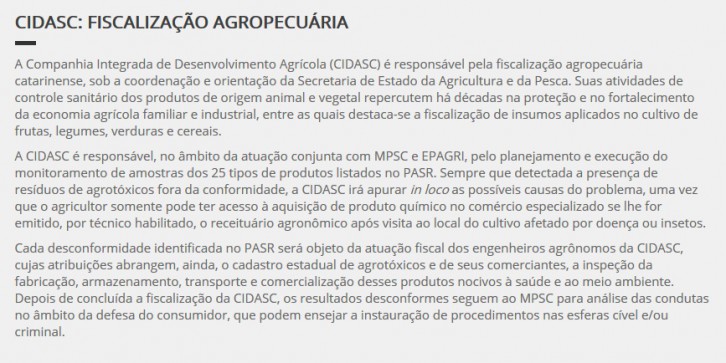 Fonte: Ministério Público de Santa Catarina - MPSC